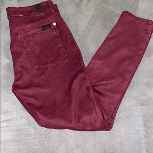 7 for all Mankind Maroon pants